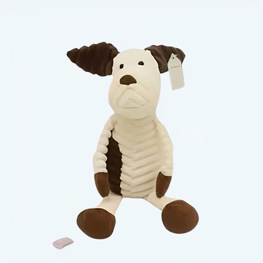 Peluche chien marron doux enfant câlin cadeau