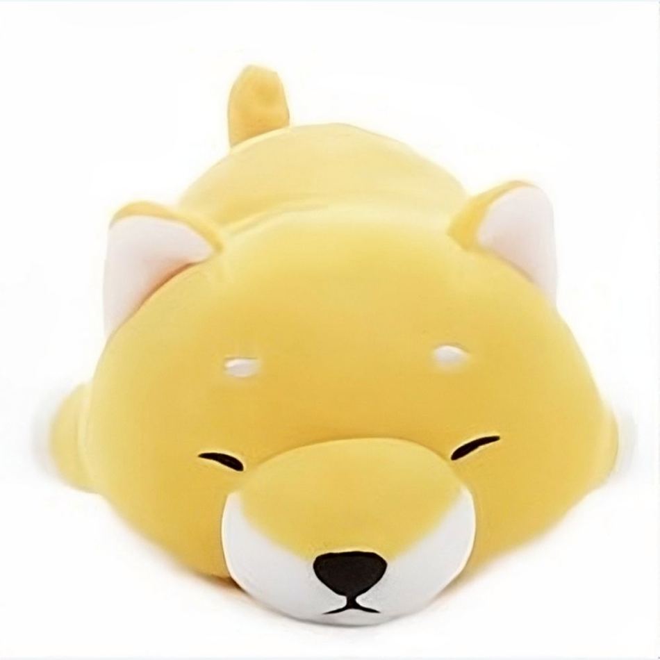 Peluche chien Shiba jaune doux animal câlin enfant