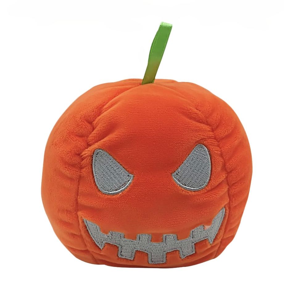 Peluche citrouille réversible lumineuse Halloween déco