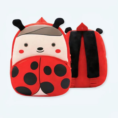 Peluche coccinelle sac à dos doux enfant amusant