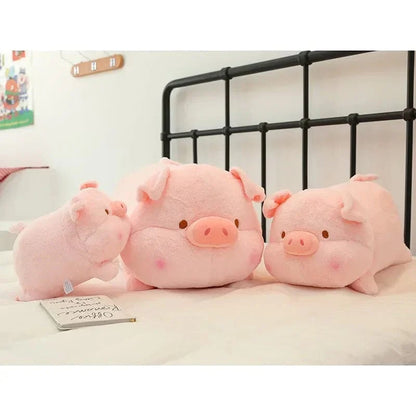 Peluche cochon douce et câline