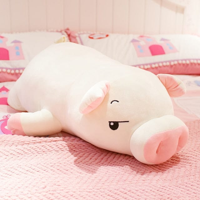 Peluche Cochon Fête Foraine  Pinky | Peluche World 40 cm / Blanc 2