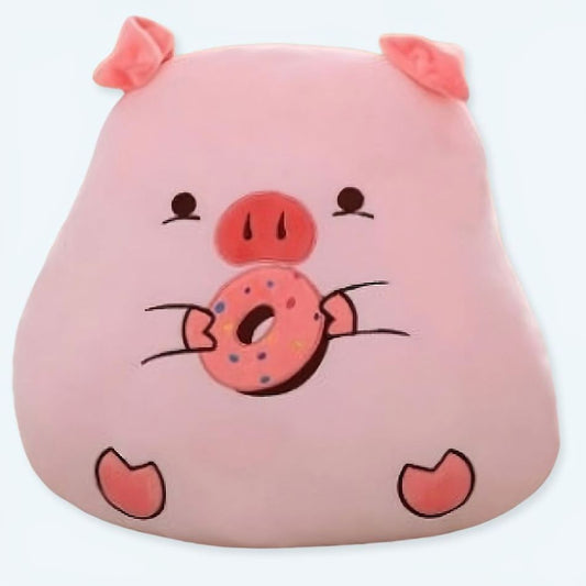 Peluche cochon gourmand douillet enfant cadeau doux