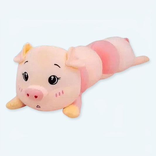 Peluche cochon oreiller doux détente confortable chambre
