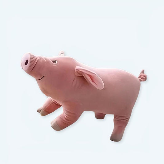 Peluche cochon rose doux câlin compagnon enfant