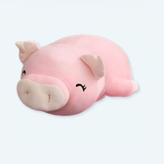Peluche cochon rose joyeux en peluche douce câlin enfant