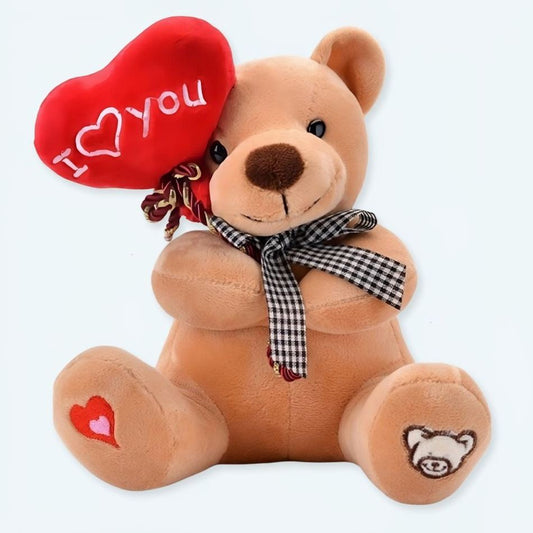 Peluche coeur câlin douce mignon compagnon amour