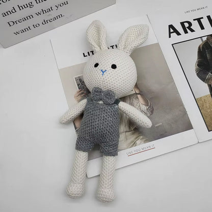 Peluche crochet lapin doux enfant câlin univers tendre