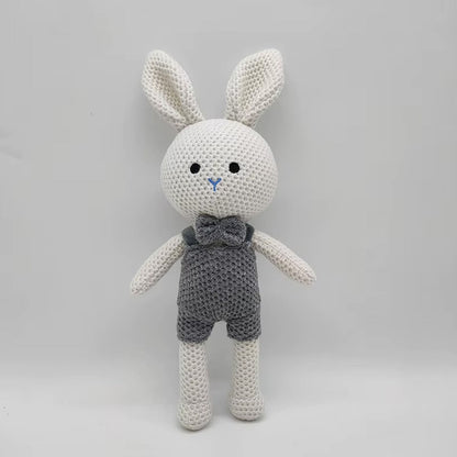 Peluche crochet lapin doux enfant câlin univers tendre