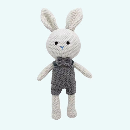 Peluche crochet lapin doux enfant câlin univers tendre