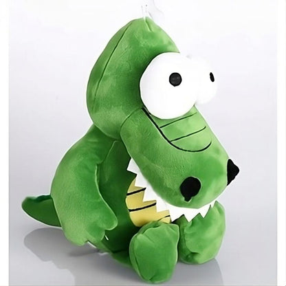 Peluche crocodile vert moelleux amusant enfant jouet