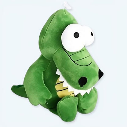 Peluche crocodile vert moelleux amusant enfant jouet