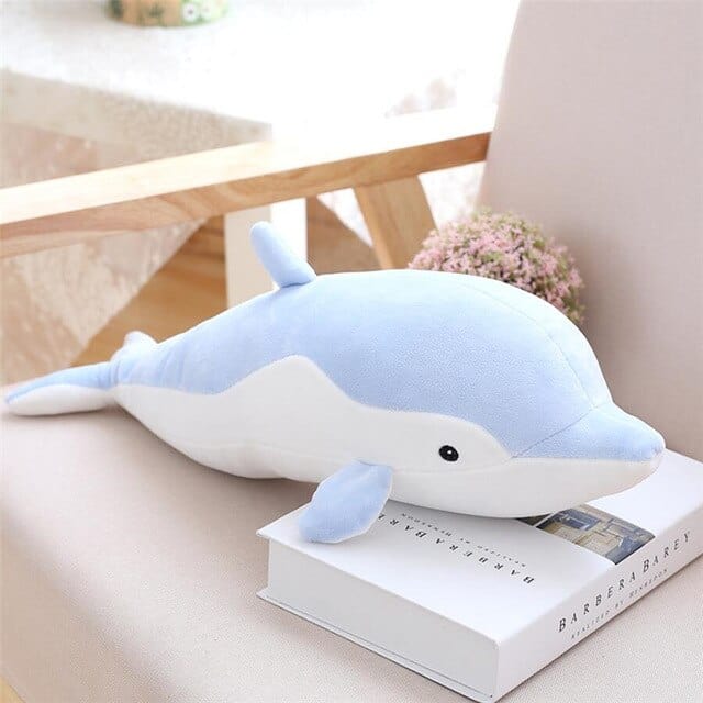 Peluche Dauphin Bleu  Neptune | Peluche World 50 cm