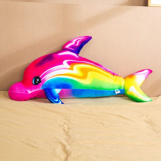 Peluche Dauphin Multicolores  Zoé | Peluche World 75 cm