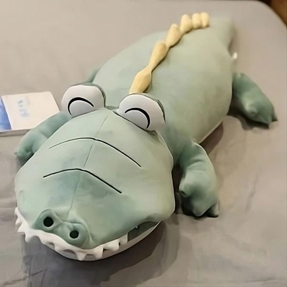 Peluche dinosaure bleu câlin enfant doux fantastique