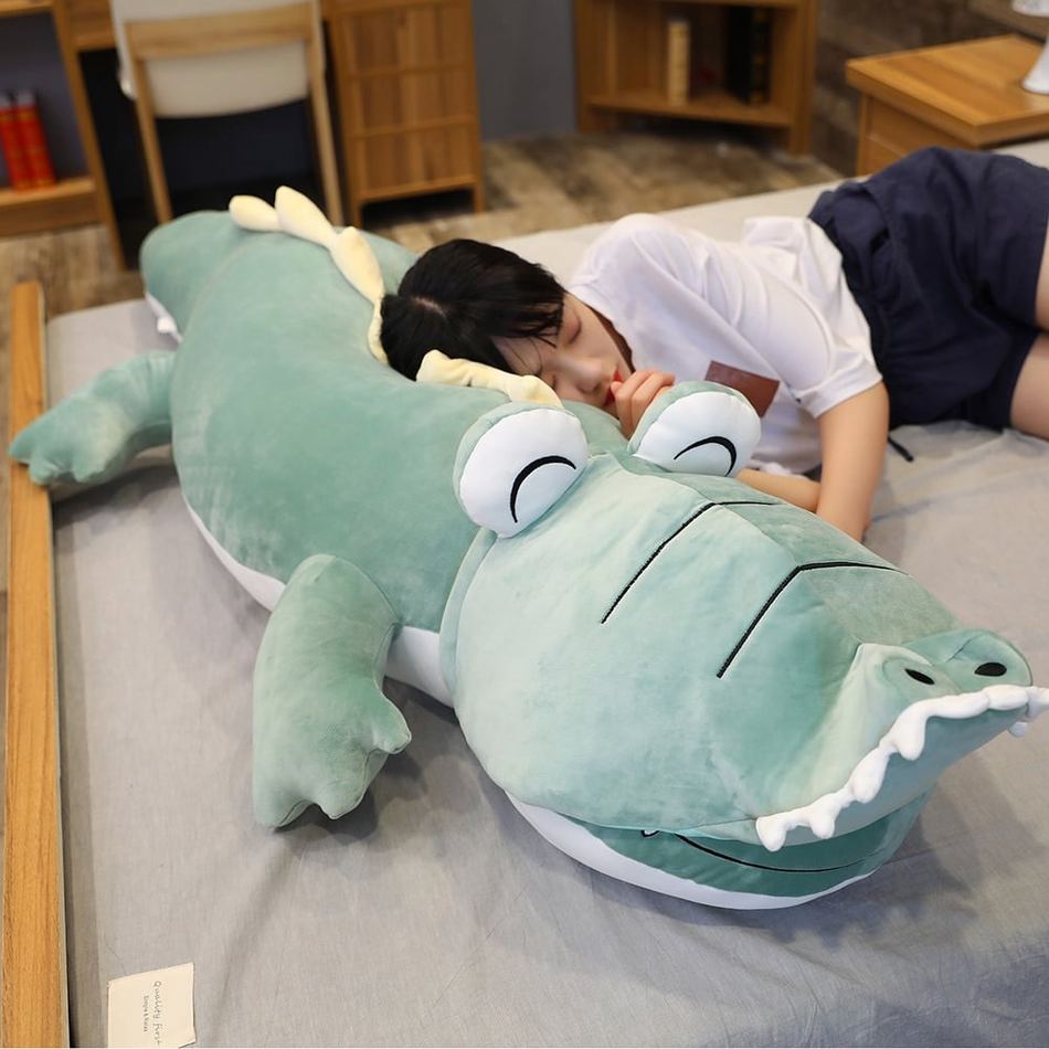 Peluche dinosaure bleu câlin enfant doux fantastique