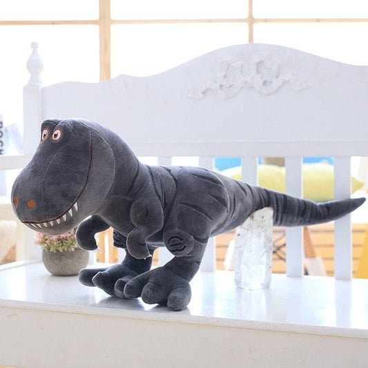 Peluche Dinosaure Géant  Rex le Majestueux | Peluche World 40 cm / Gris