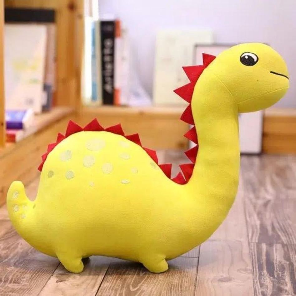 Peluche dinosaure jaune amusant doux chambre enfant