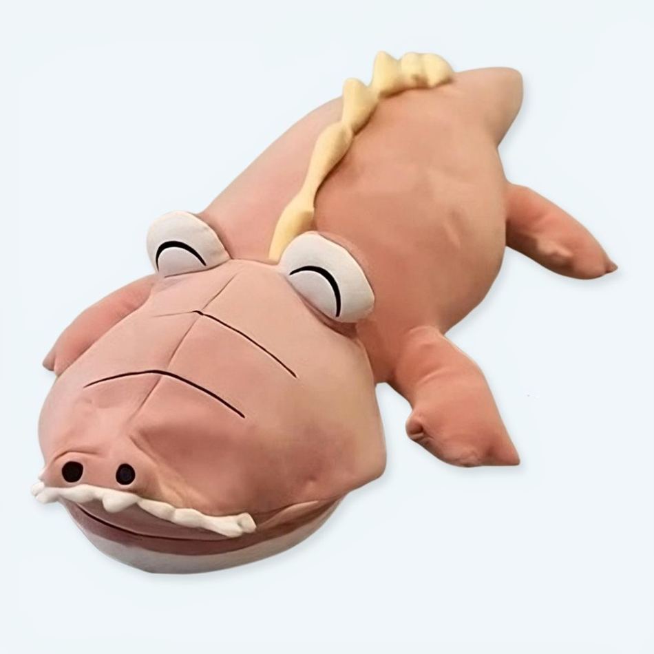 Peluche dinosaure rose doux magique chambre enfant