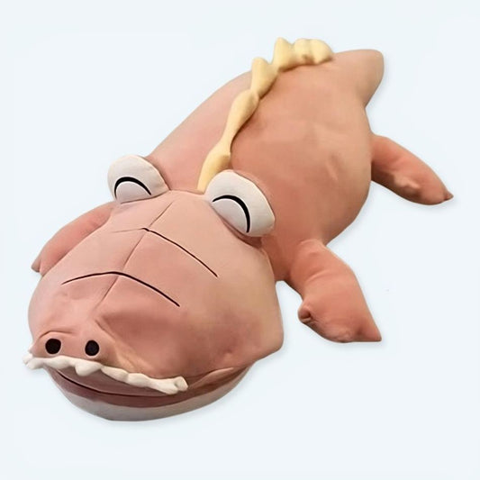 Peluche dinosaure rose doux magique chambre enfant