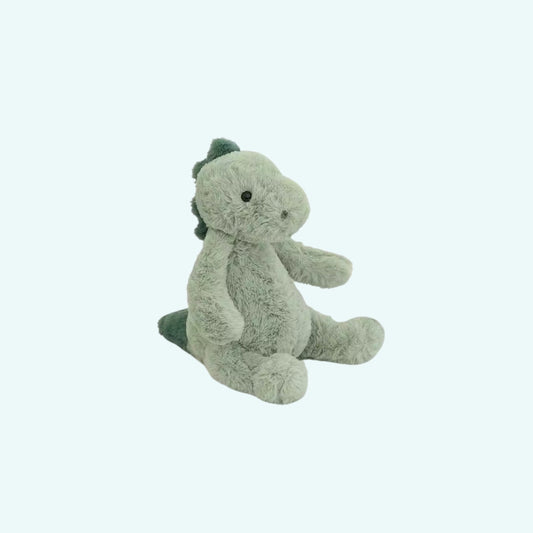Peluche dinosaure vert câlin enfant chambre douce