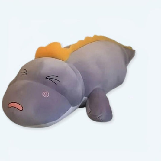 Peluche dinosaure violet doux enfant jurassique câlin