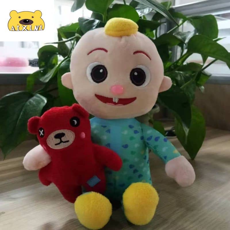 Peluche douce enfant câlin en forme de poupon textile