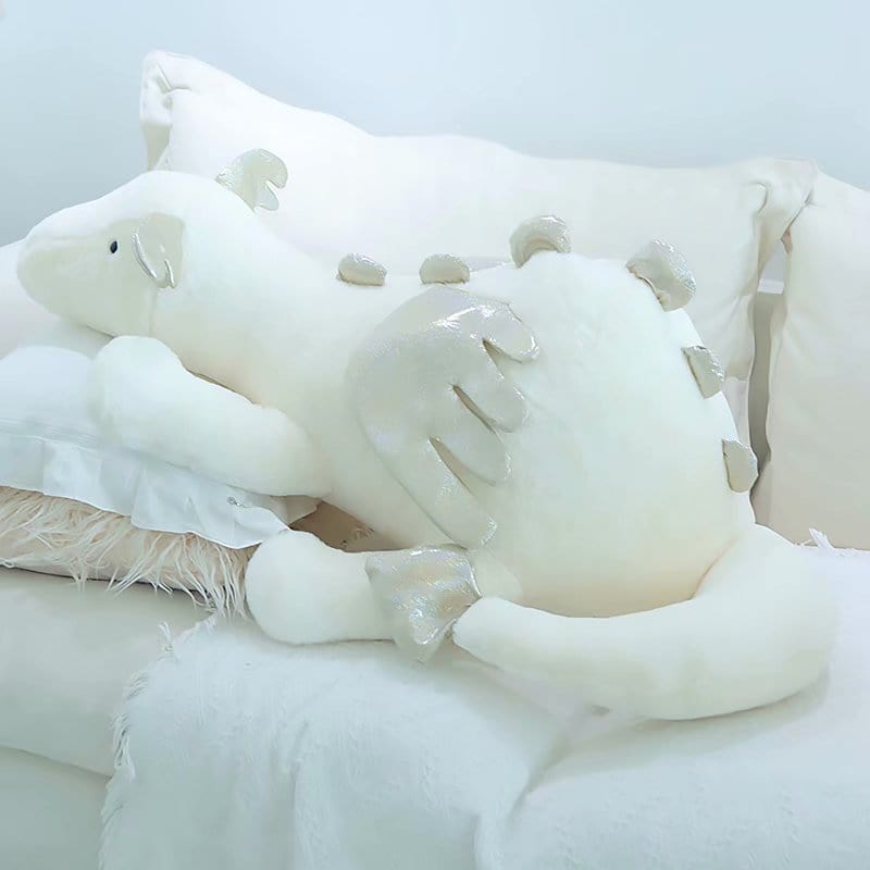 Peluche Dragon Blanc  Ferno | Peluche World 30 cm