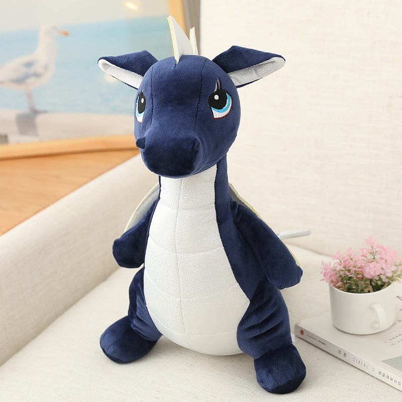 Peluche Dragon Bleu  Ember | Peluche World 40 cm