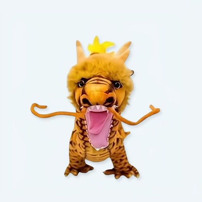 Peluche dragon chinois doux enfant aventure câlin