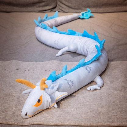 Peluche dragon géant coloré