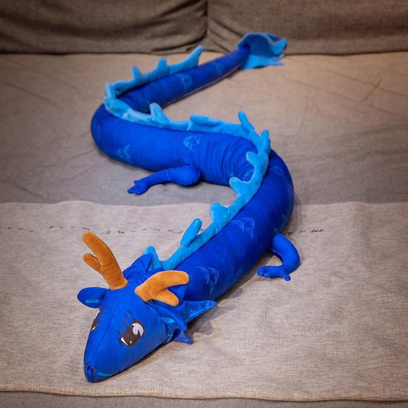 Peluche dragon géant coloré