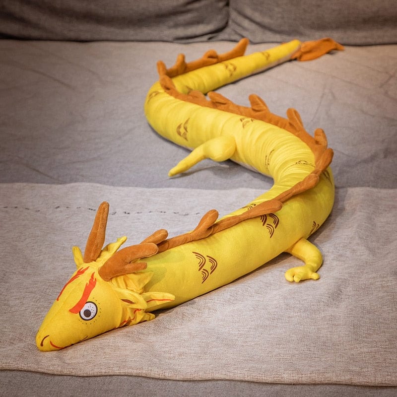 Peluche dragon géant coloré
