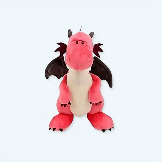 Peluche dragon rose doux enfant fantastique câlin