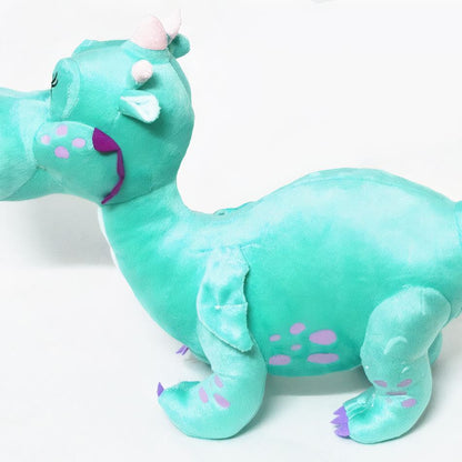 Peluche dragon vert doux compagnon enfant fantastique