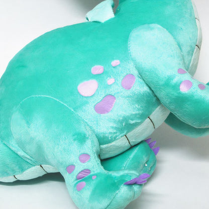 Peluche dragon vert doux compagnon enfant fantastique