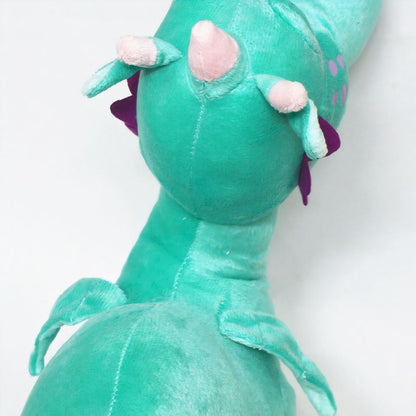 Peluche dragon vert doux compagnon enfant fantastique