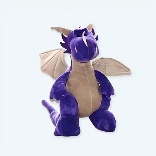 Peluche dragon violet doux magique enfant câlin