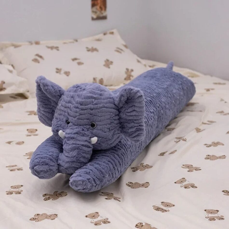 Peluche éléphant câlin moelleux pour enfants chambre