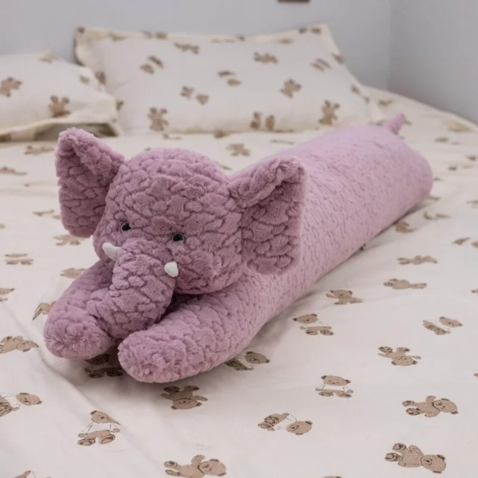 Peluche éléphant câlin moelleux pour enfants chambre
