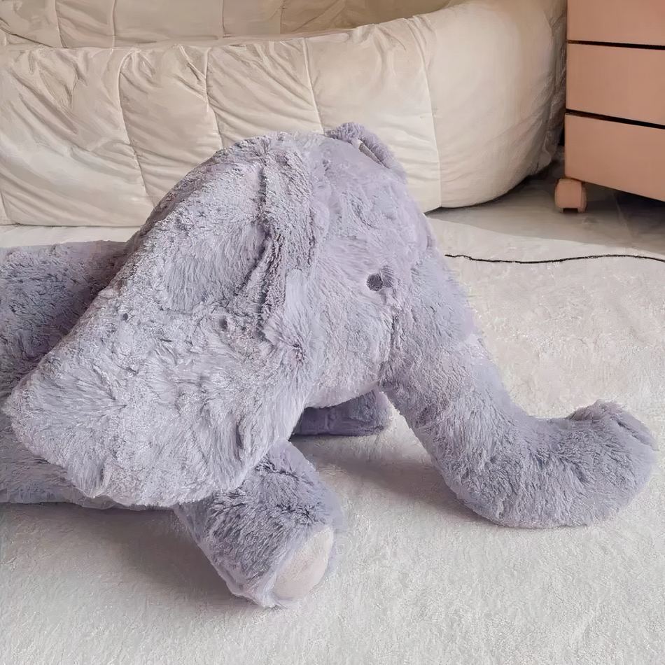 Peluche éléphant géant doux déco chambre enfant