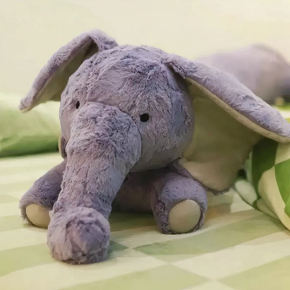 Peluche éléphant géant doux déco chambre enfant