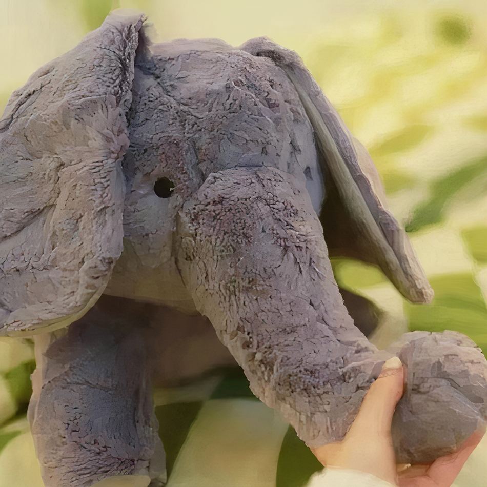 Peluche éléphant géant doux déco chambre enfant