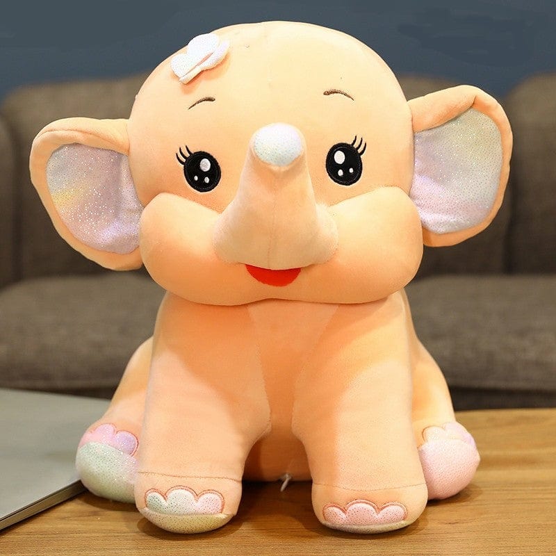 Peluche éléphant grand et mignon