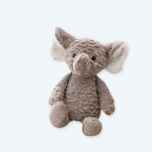 Peluche éléphant gris câlin enfant chambre douce