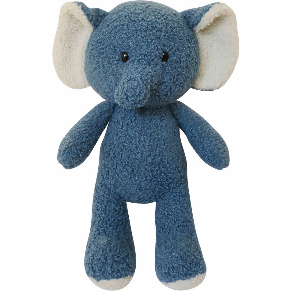 Peluche éléphant gris doux câlin enfant chambre cosy