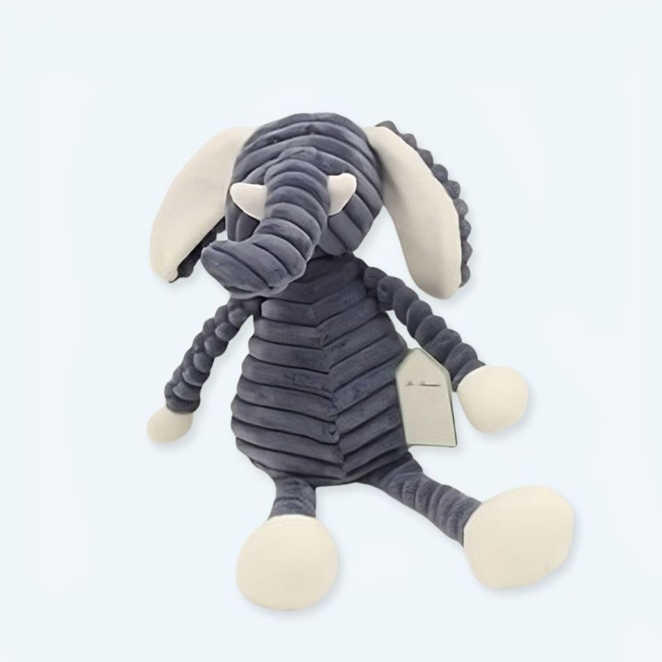 Peluche éléphant gris doux câlin enfant chambre déco