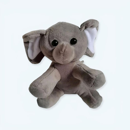 Peluche éléphant gris doux enfant câlin jungle
