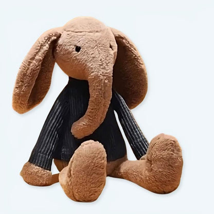 Peluche éléphant habillé doux enfant safari amusant