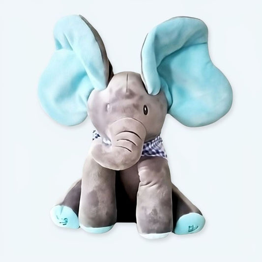 Peluche éléphant interactive douce éveil enfant